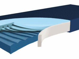 Trykaflastende madras til hospitals- og plejeseng i bæredygtigt materiale